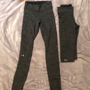 Under Armor yoga pants.